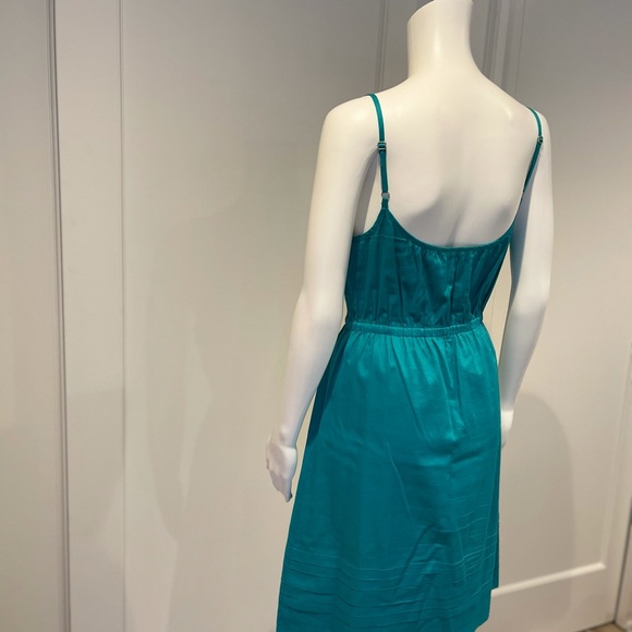 Theory Summer Dress Blue Teal Summer Small NWOT - Picture 5 of 6